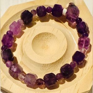 Amethyst Gemstone Bracelet